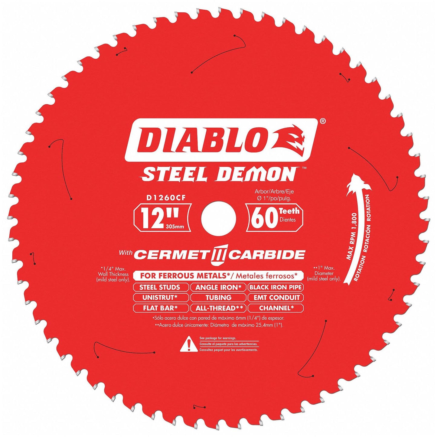 Diablo D1260CF 12 inch,60-Teeth Circular Saw Blade DPI7_Z8CKC72