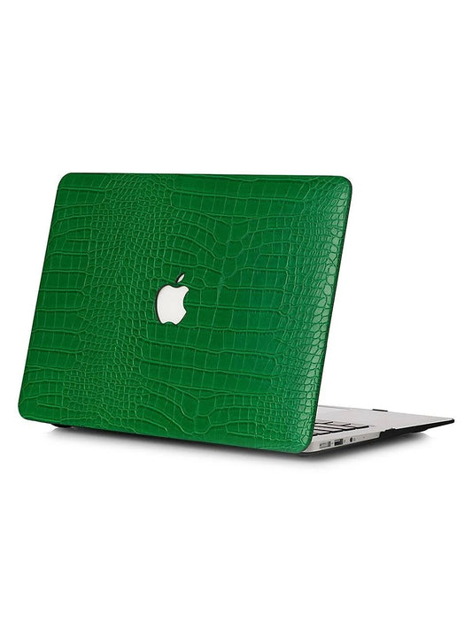 Chic Geeks Faux Crocodile MacBook Case - Emerald VOB0_G6KVN98