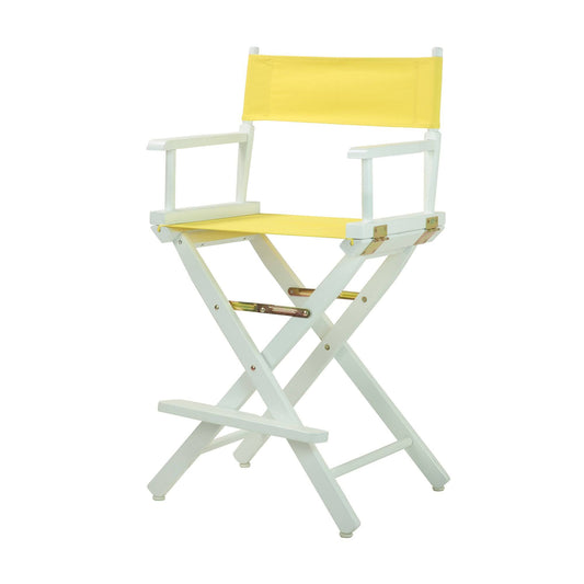 Casual Home 24x22 Director&s Chair White Frame, Yellow Canvas FEU8_B2JEJ40