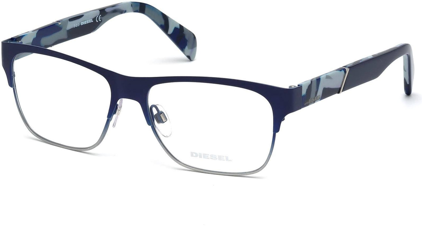 Diesel Eyeglasses DL5093 092 Blue 56 mm FNY8_F5NDZ52