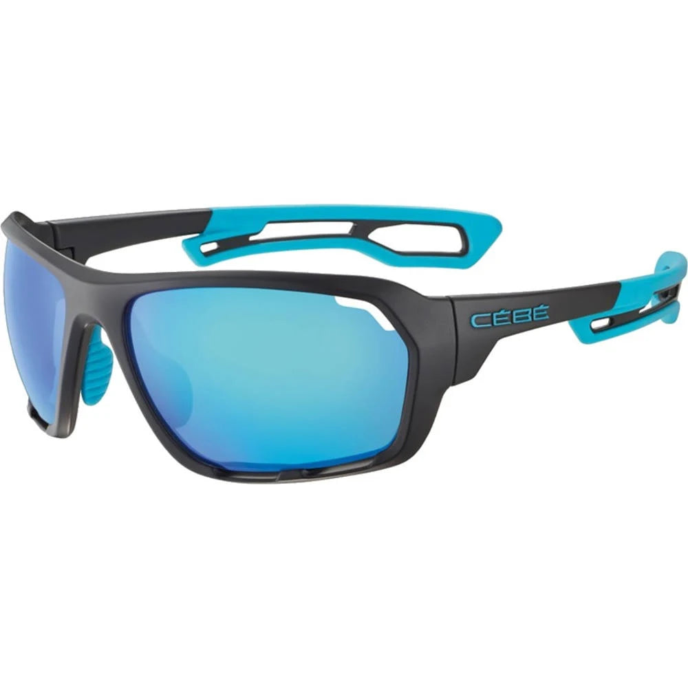 Cebe Upshift Sunglasses (Matt Black Blue Gray Zone Cat.3 Blue AF) LDQ6_C6IFQ96