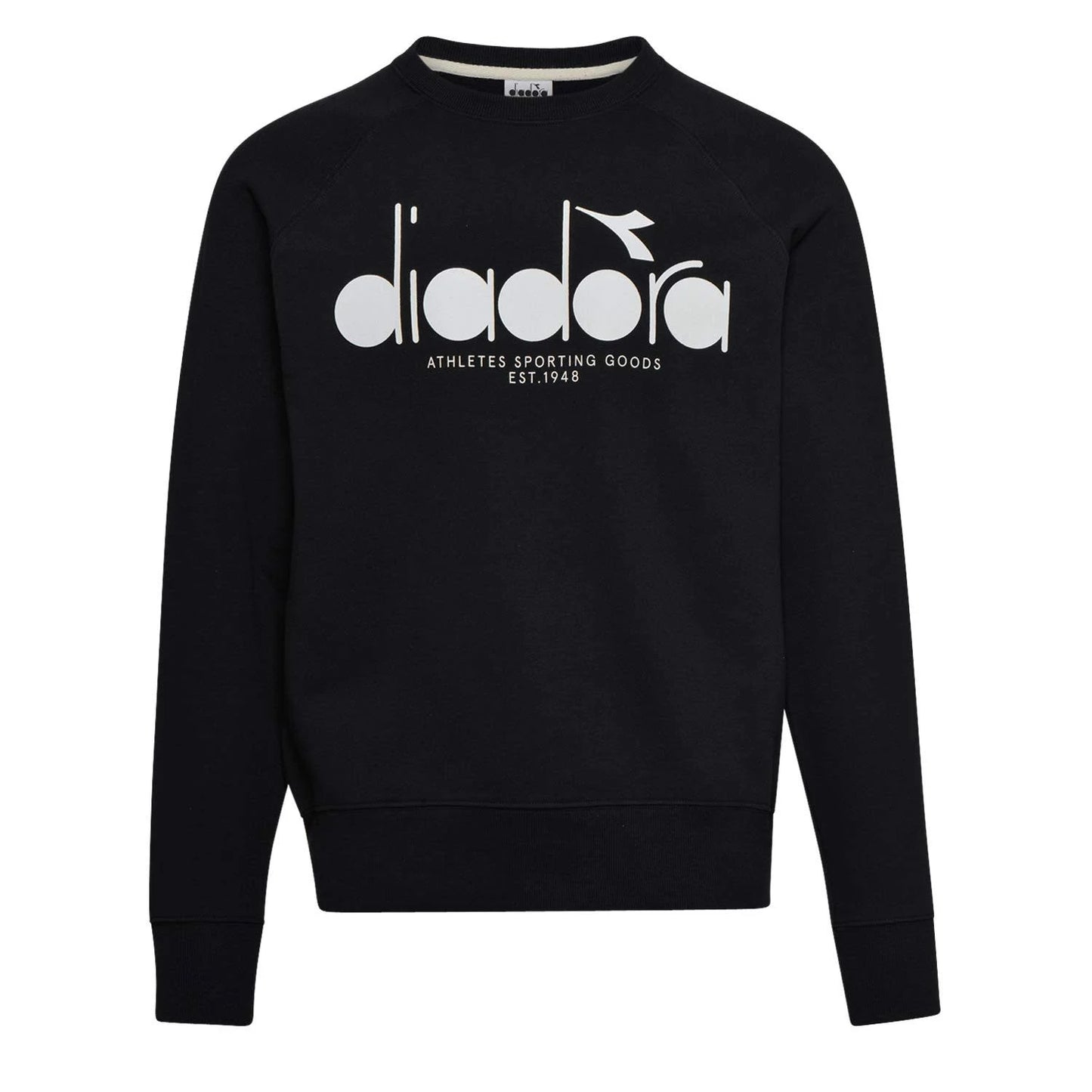 Diadora Sweatshirt Crew 5PALLE Black - Black - Sweatshirts AXG9_L4TEB40