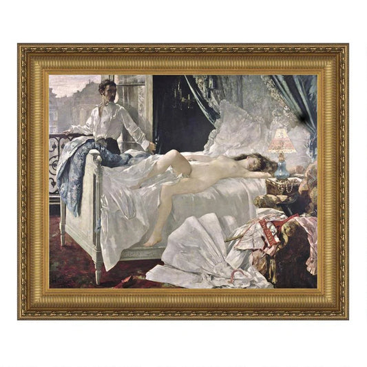 Design Toscano Rolla, 1878 by Henri De Gervex Framed Painting Print - Large LFE4_O9GBS02