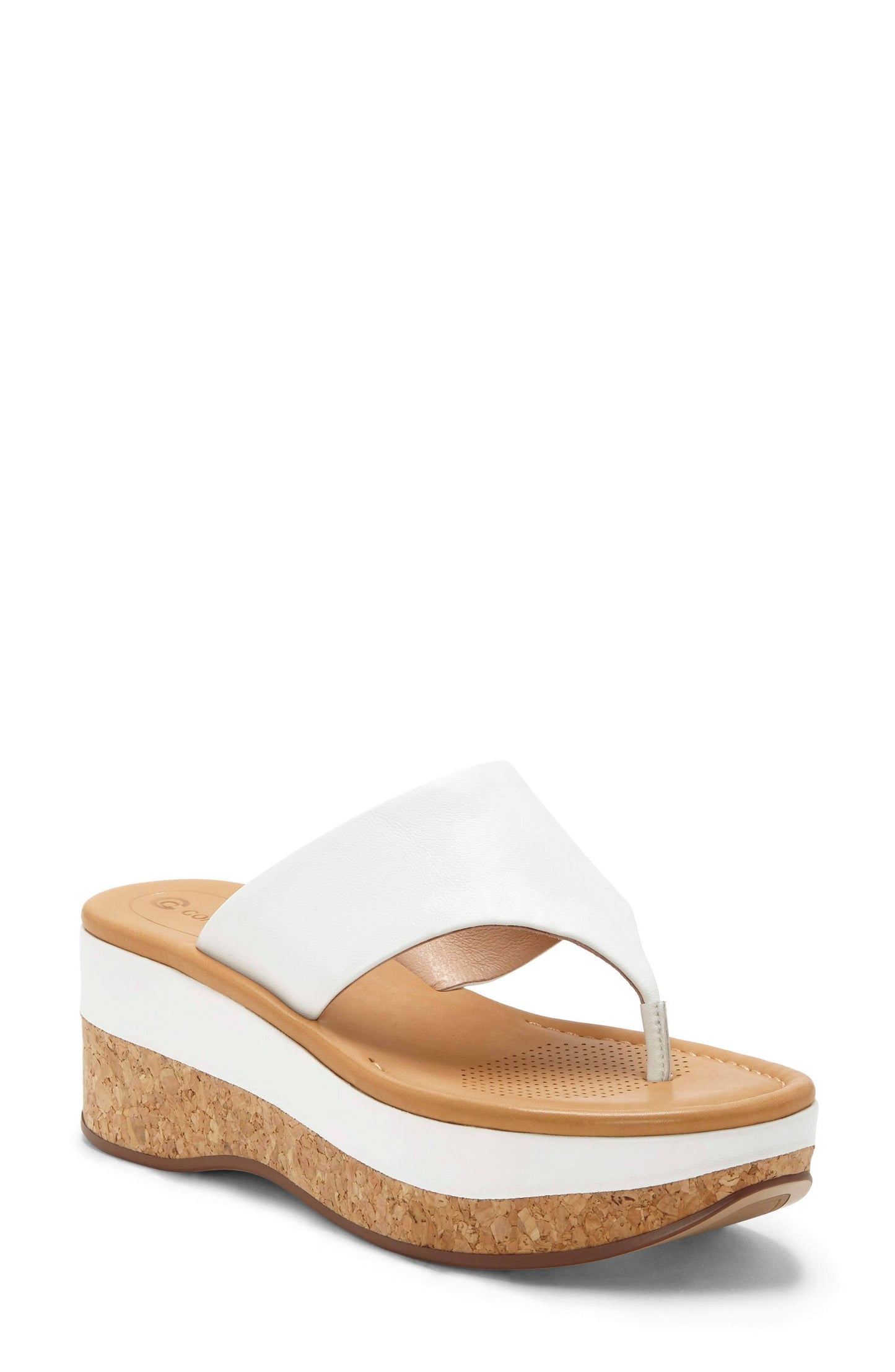 CC Corso Como Arowin Wedge Sandal - Womens - White KRL1_I8RZE54