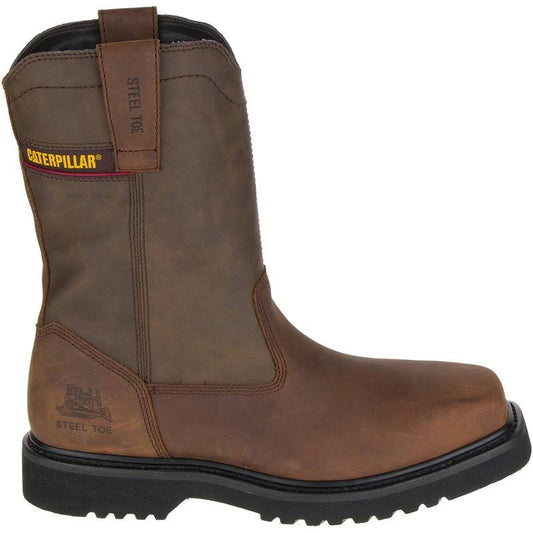 Cat Footwear Mens Hudson EH Steel Toe Wellington Work Boots Brown, 9.5 - Wellington Steel Toe Work Boots at Academy Sports VHC2_E8VWV63