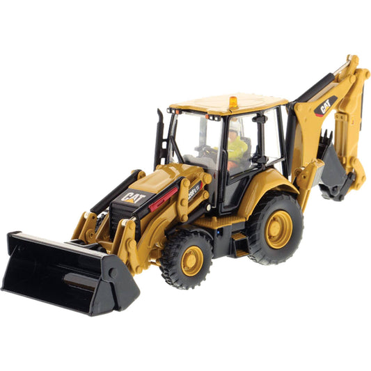 Cat Caterpillar 420F2 It Backhoe Loader High Line Series with Operator 1/50 by Diecast Masters 85233 OHK7_X0PLA77