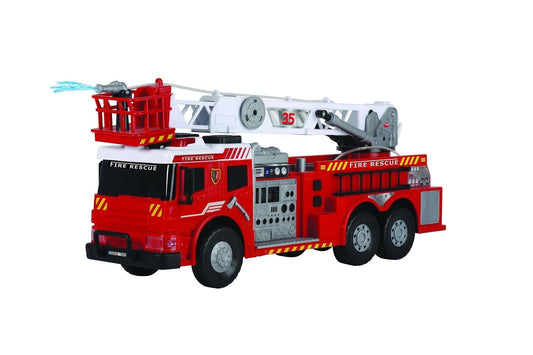 Dickie Toys 24 Light and Sound Fire Brigade Vehicle with Working Pump NCR0_Y3QWR25