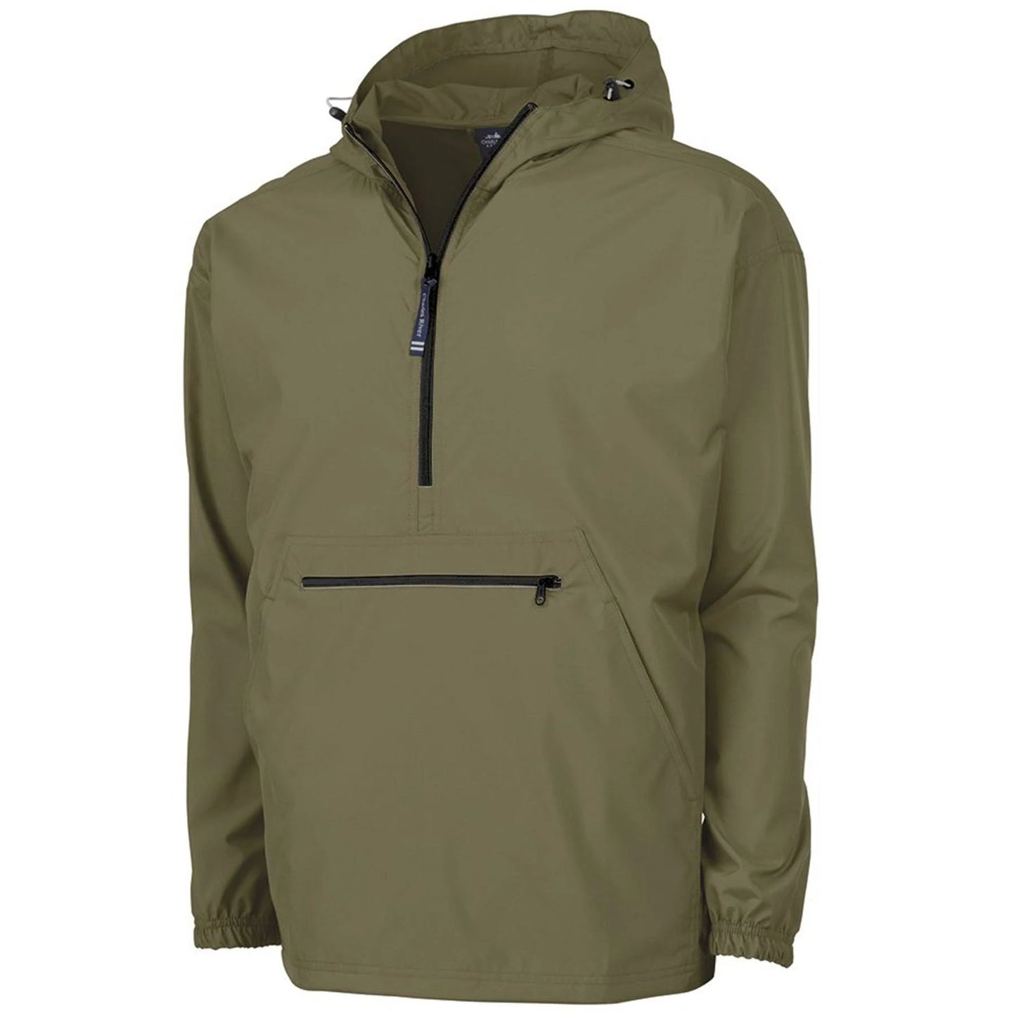 Charles River Mens Olive Pack-N-Go Pullover PRZ8_V7XYI20