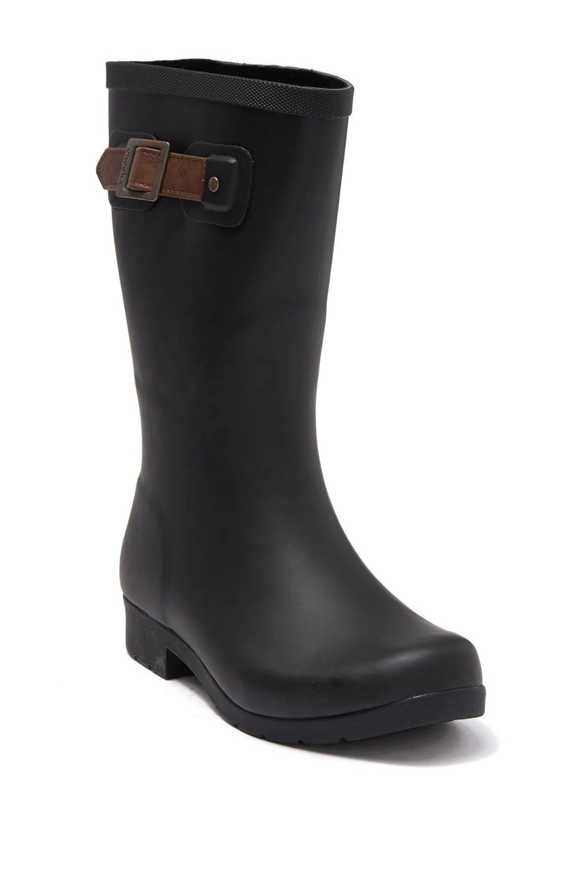 Chooka Fremont Rain Boot - Womens - Black - Size 10 - Rain SUH4_N2ZQH48