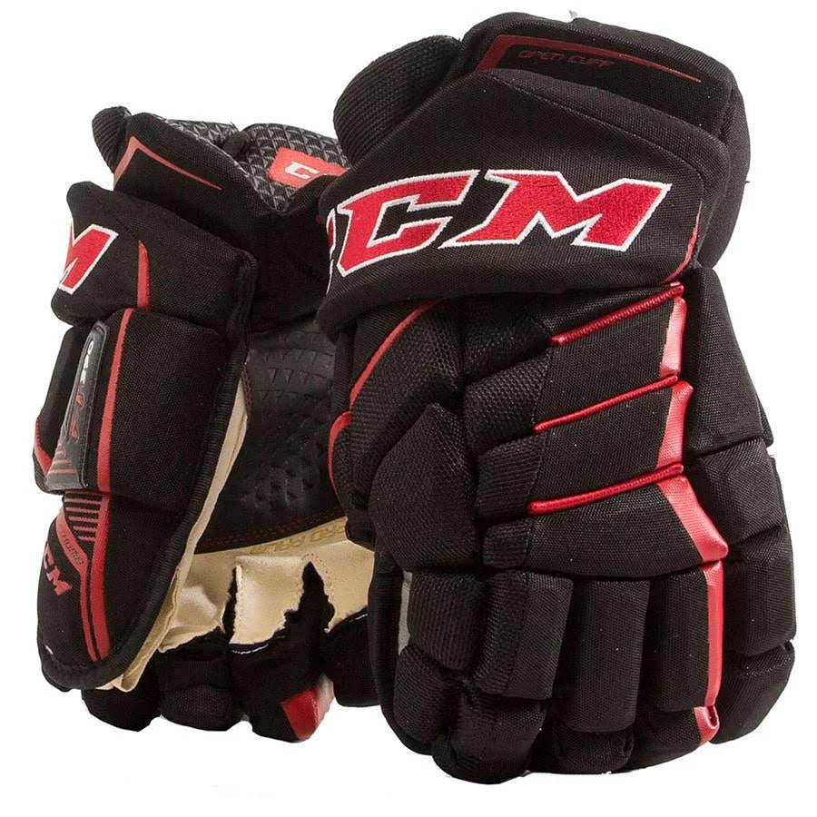 CCM JetSpeed FT390 Hockey Gloves - Senior - Black/Red - 14.0x22 JZR5_E2INV52