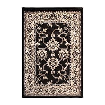 Charlton Home Cartensen Black/Beige Area Rug, Size: Rectangle 8 x 10 RRE3_F8ZCH69