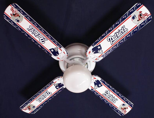 Ceiling Fan Designers 42FAN-NFL-NEP NFL England Patriots Football Ceiling Fan 42 in. ZIM2_V6VTX84