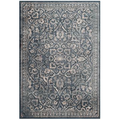 Charlton Home Columbus Blue/Light Gray Area Rug, Size: Rectangle 5&3 inch x 7&6 inch PCD8_Q2REL49