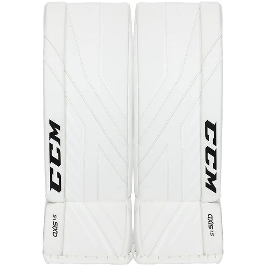 CCM - Axis A1.5 Goalie Pads Junior, White, Size: 26+1 OPL4_T8UNN45