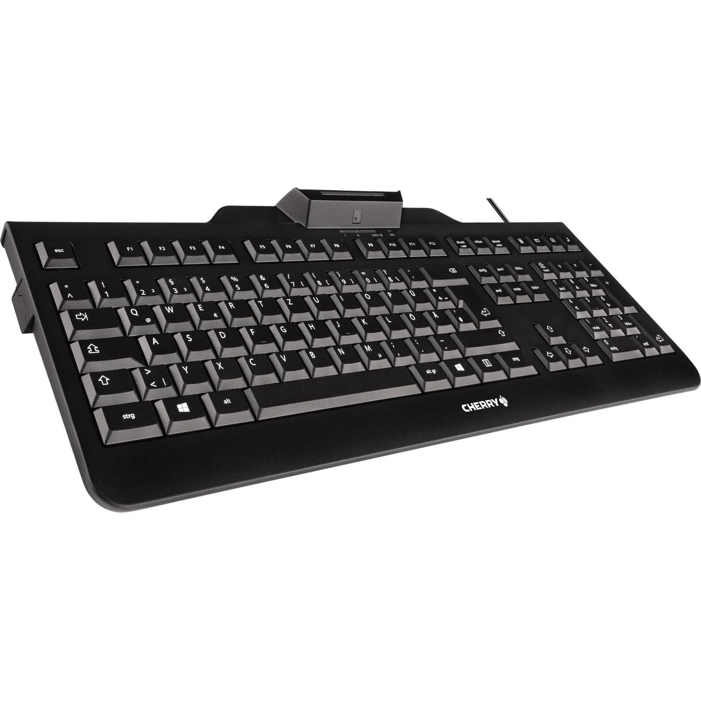 Cherry JK-A0104EU-2 KC 1000 SC Keyboard - Cable Connectivity - USB Interface - 104 Key - English (US) - Black FFX6_Q7JVU18