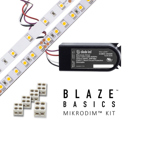 Diode LED Di-Kit-24V-Bc2Md60-3000 200 LED Tape Light 24V 3000K 16.4 ft EBN2_V6LUS54