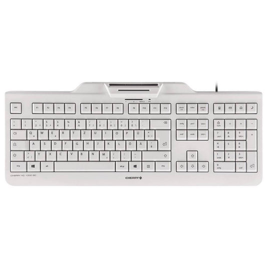 Cherry KC 1000 SC-Z Keyboard USB QWERTZ German White XCR2_V6TTK27