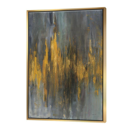 Designart & Black and Gold Glam Abstract & Modern Contemporary Framed Canvas, Size: 30 inch x 40 inch PMJ5_L6HDJ16