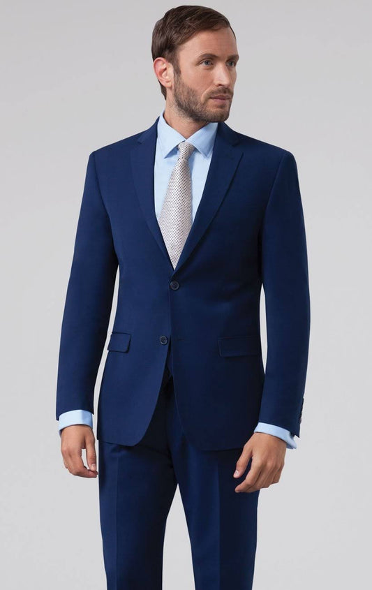 Dobell Dark Blue Suit Jacket JTA8_M0UIS53