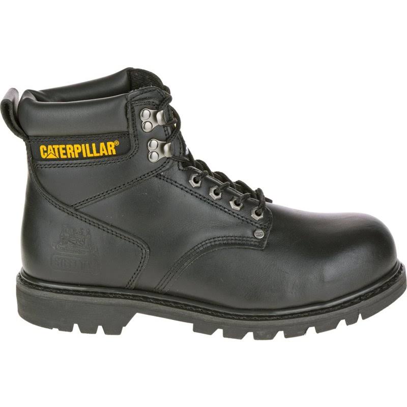 Caterpillar Mens Second Shift Steel Toe Work Boot, Size: 9 W, Black MNO4_V1BCQ00