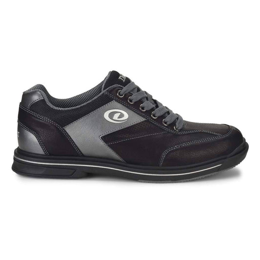 Dexter Mens Match Play Black/Alloy Left Handed Bowling Shoes KHG0_G1WNL93