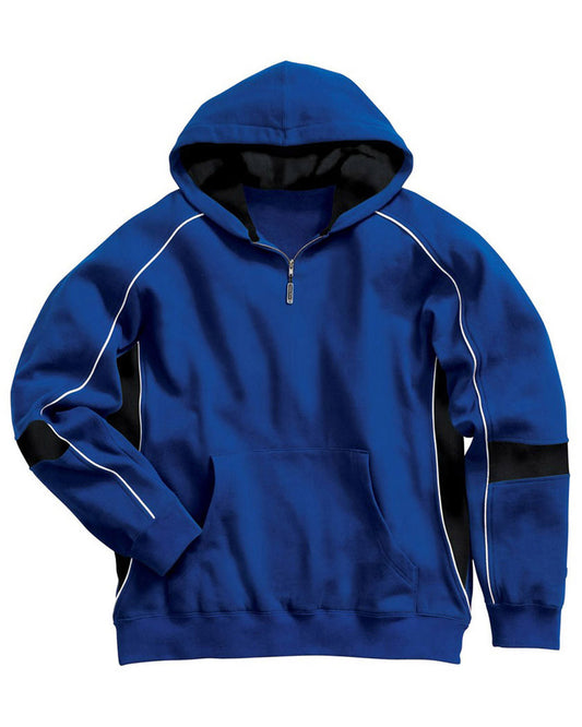 Charles River 8052 - Youth Victory Hooded Sweatshirt - Royal/Black/White SUF9_W9CKK57