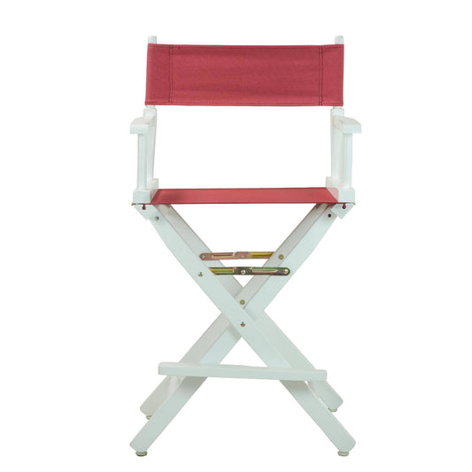 Casual Home 24x22 Director&s Chair White Frame, Burgundy Canvas ASA3_C2VQO58