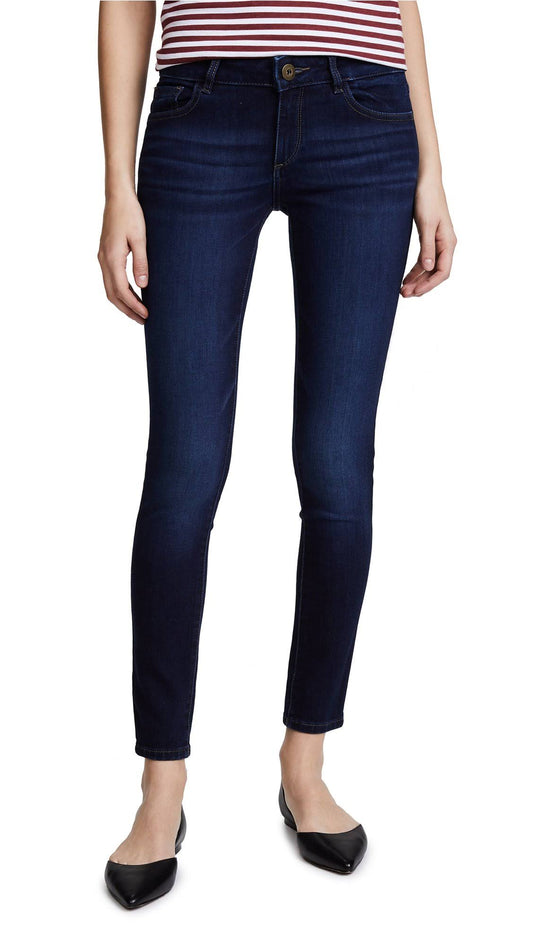 DL1961 Emma Power Legging Skinny Jeans Albany 25 JYH7_S7MBL14