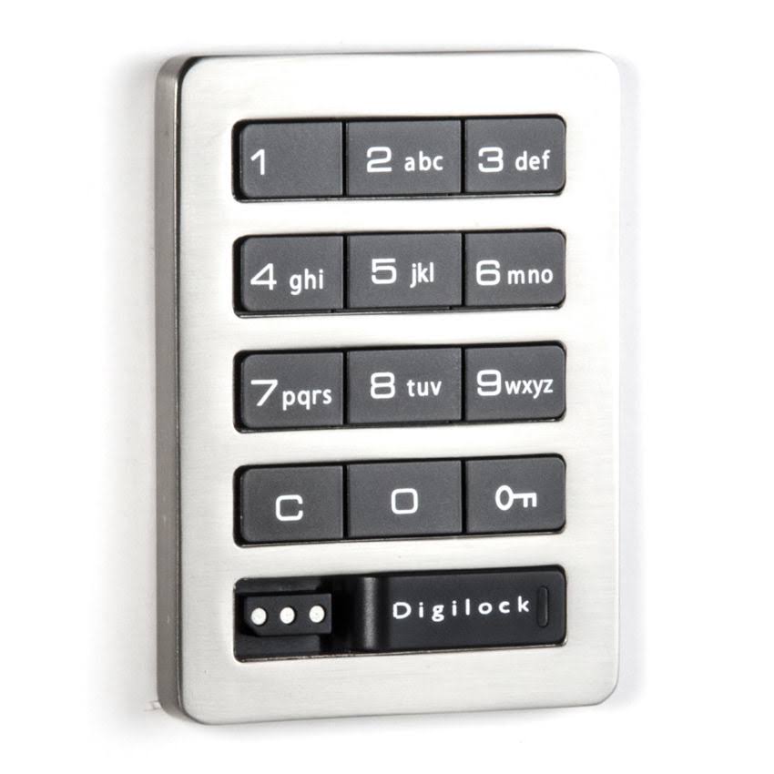 Digilock DAK1-ATS Electronic Locker Keypad 4th Gen. Black 01 Surface 0 H TQG9_E6BQH00