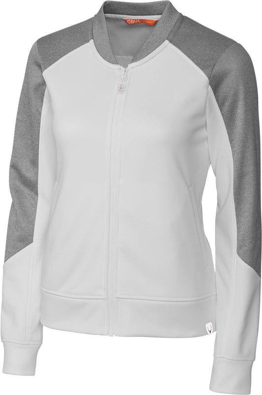 CBUK Womens Pop Fly Full Zip - LBK00023 White WIQ1_G7HXR31