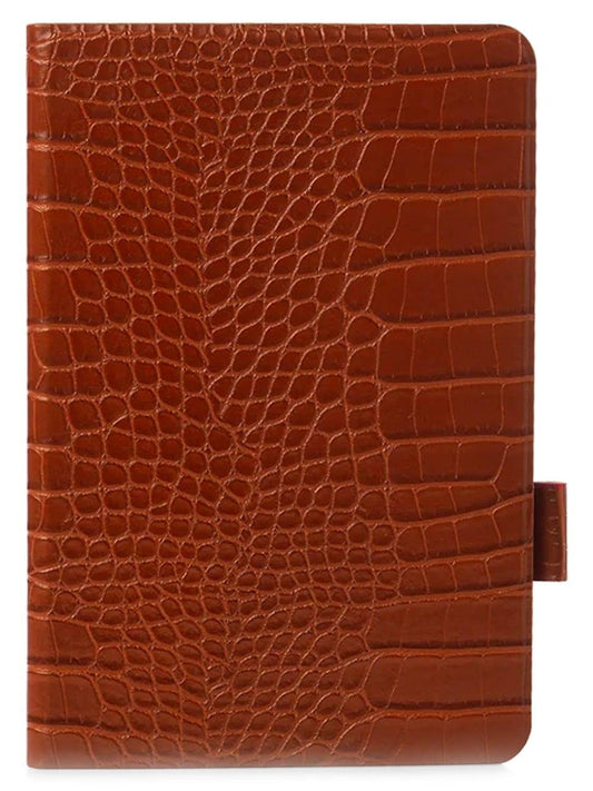 Chic Geeks Faux Crocodile iPad Case - Cognac VAV7_U3TOC15