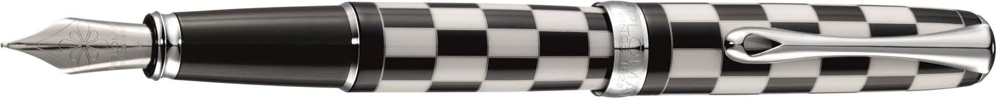 Diplomat Excellence A Rome Black White Fountain Pen QLR5_E3ENP55