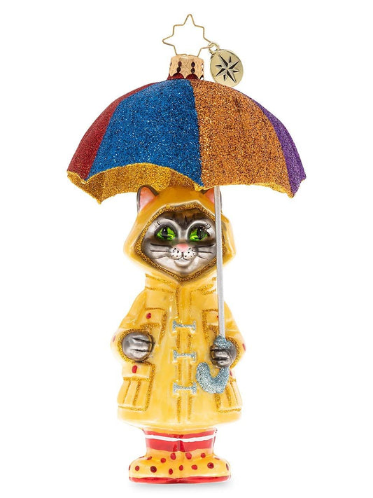 Christopher Radko It&s Raining Cats Christmas Ornament UJR2_P1NDT56