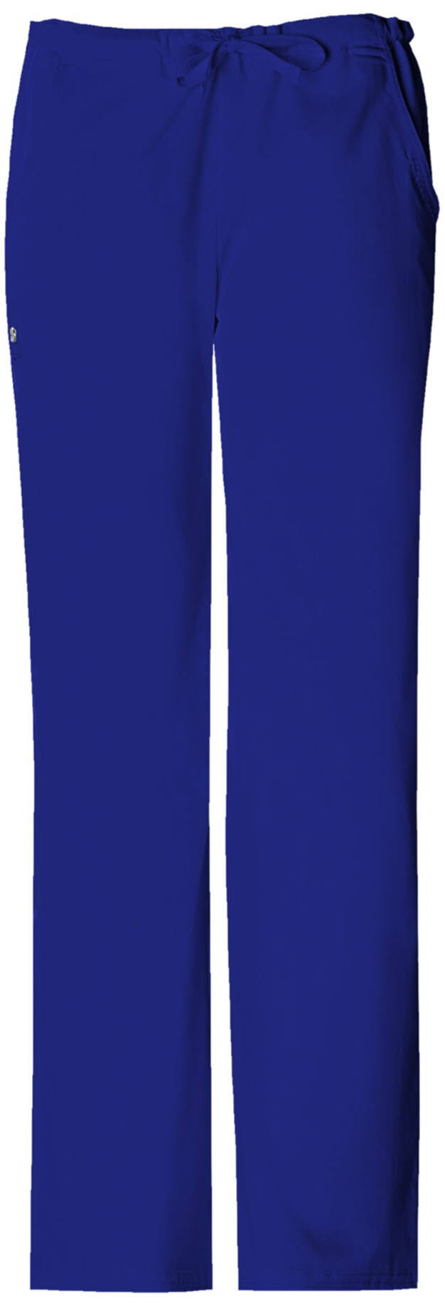 Cherokee Womens Luxe Low Rise Drawstring Scrub Pant Blue Petite XL ZIQ5_D0TXH03