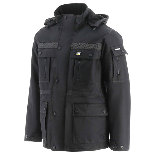 Caterpillar Mens Heavy Insulated Parka, Black NOV6_G7EIY25