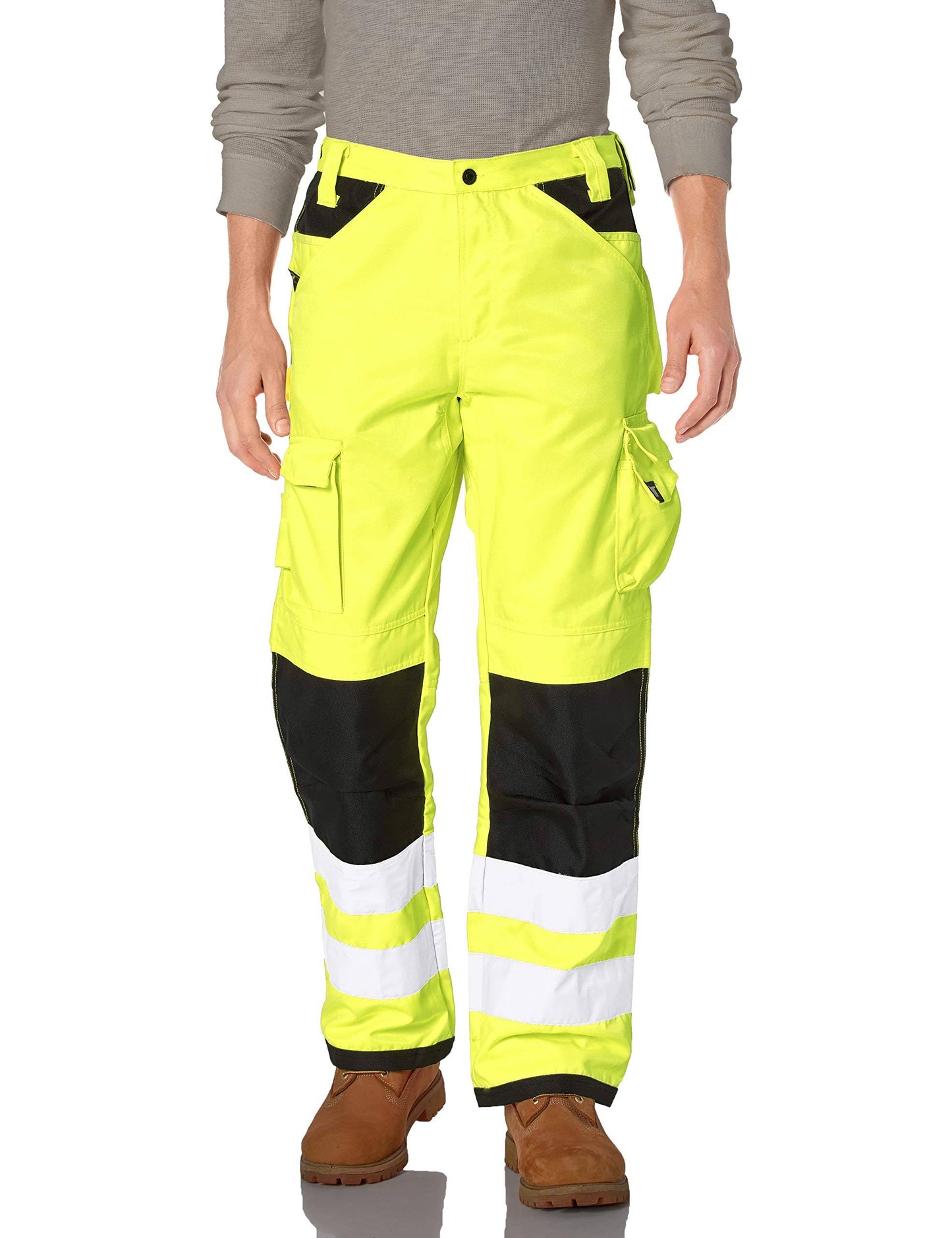 Caterpillar Mens Hi-Vis Trademark Work Pants, C172EHV, Yellow HIF9_V0WMY21