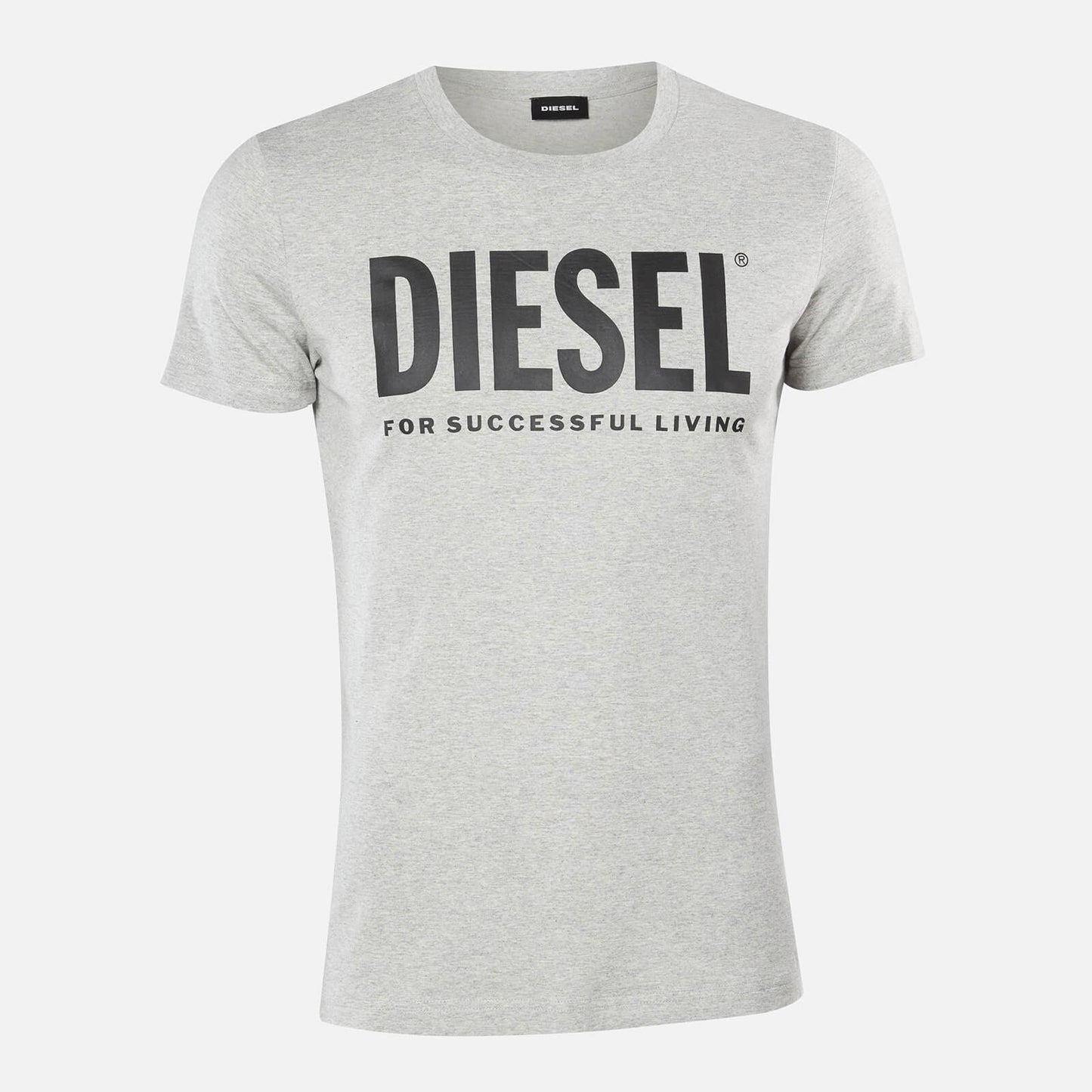 Diesel T-Diego-Logo Unisex Gray T-Shirts UVA5_G3JSX26