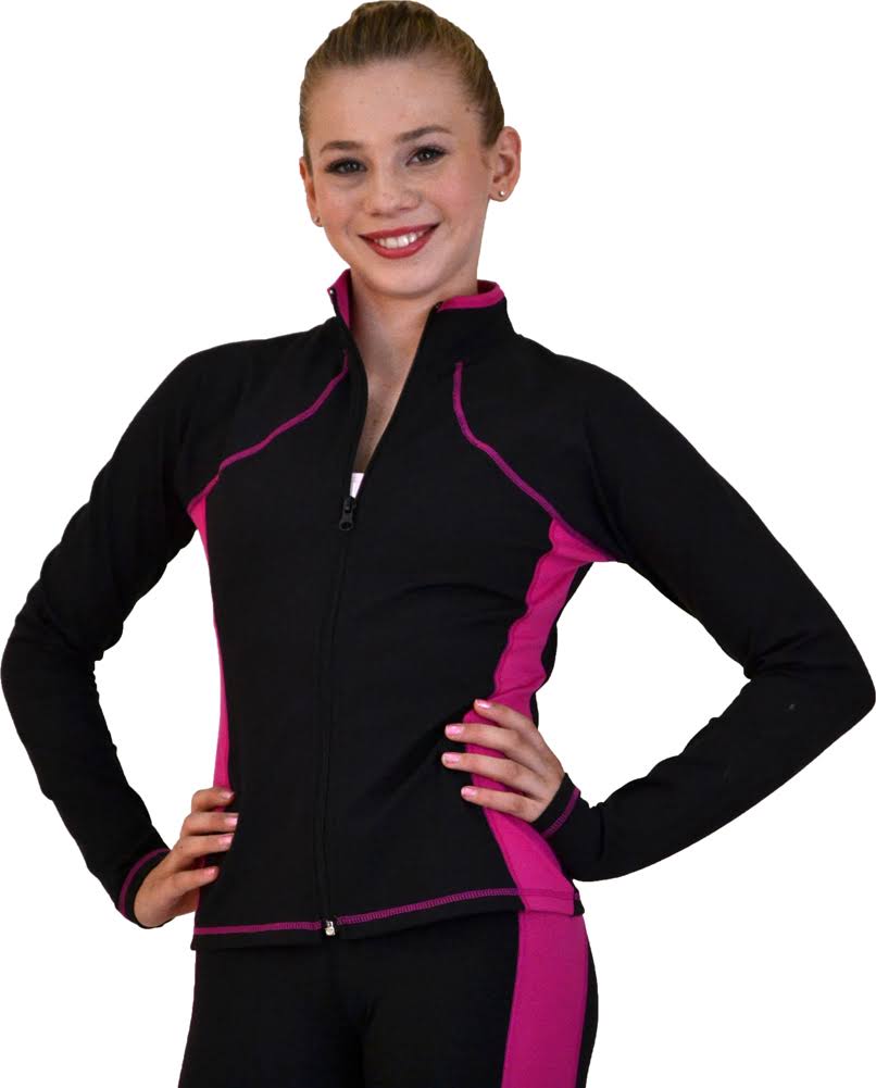 ChloeNoel JS08 Supplex Rider Style Figure Skating Jacket HRY7_W6HSI92