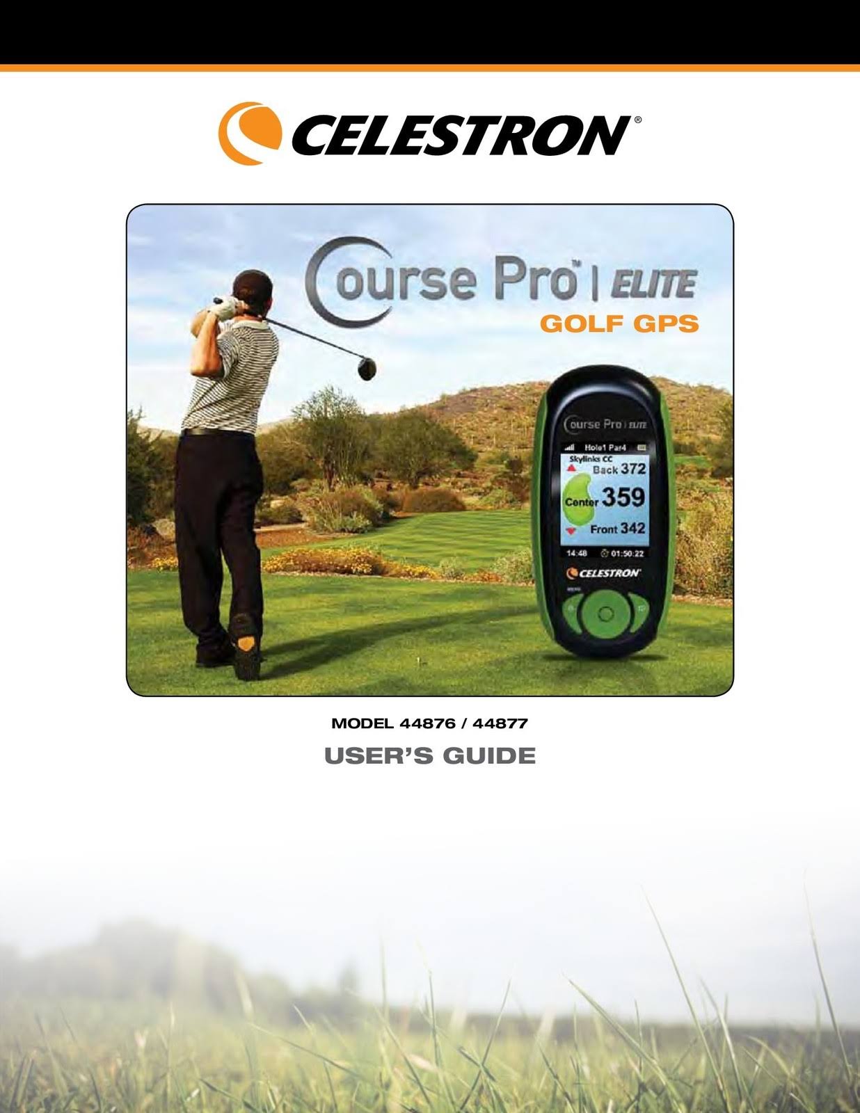 Celestron CoursePro ELITE Golf GPS Navigator - 2.2x22 Display - Black XGA7_M2GCV02