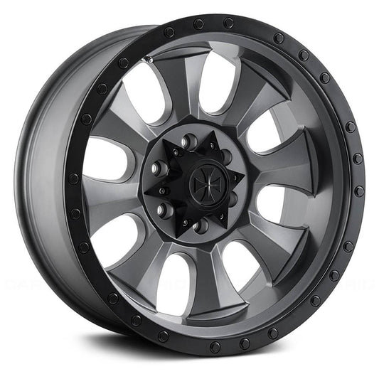 Dirty Life Ironman (9300) Matte Gunmetal/Black Beadlock 20x9 6-139.7 0mm 106Mm PIL4_X4AJQ70