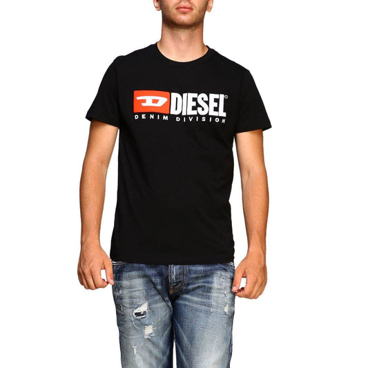 Diesel Diego Embroidered Logo T-Shirt - Black at Nordstrom Rack PCB8_A1PWB26