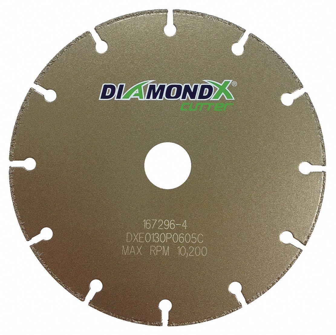 Diamond Vantage DXE0130P0505C Cutoff Wheel,5 inchx1/2 inchx7/8 inch,12225rpm,PK5 CSR2_C9XER27