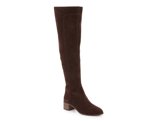 CC Corso Como Loval Over The Knee Boot - Womens - Dark Brown - Block SCT4_G9UEI46