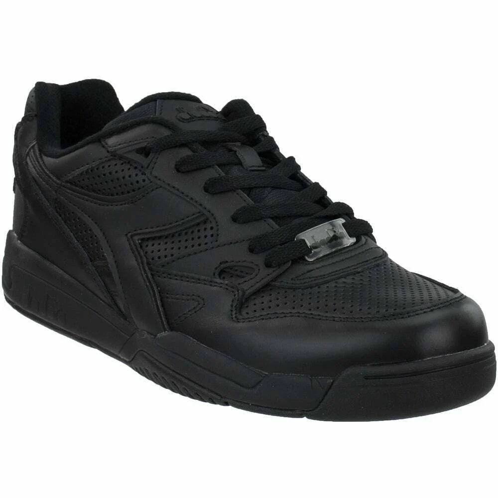 Diadora Rebound Ace Lace Up Mens Sneakers Shoes Casual - Black PKB7_J6JLX28