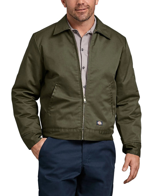 Dickies Mens Insulated Eisenhower Jacket, TJ15, Moss Green WKV3_H2NXS31