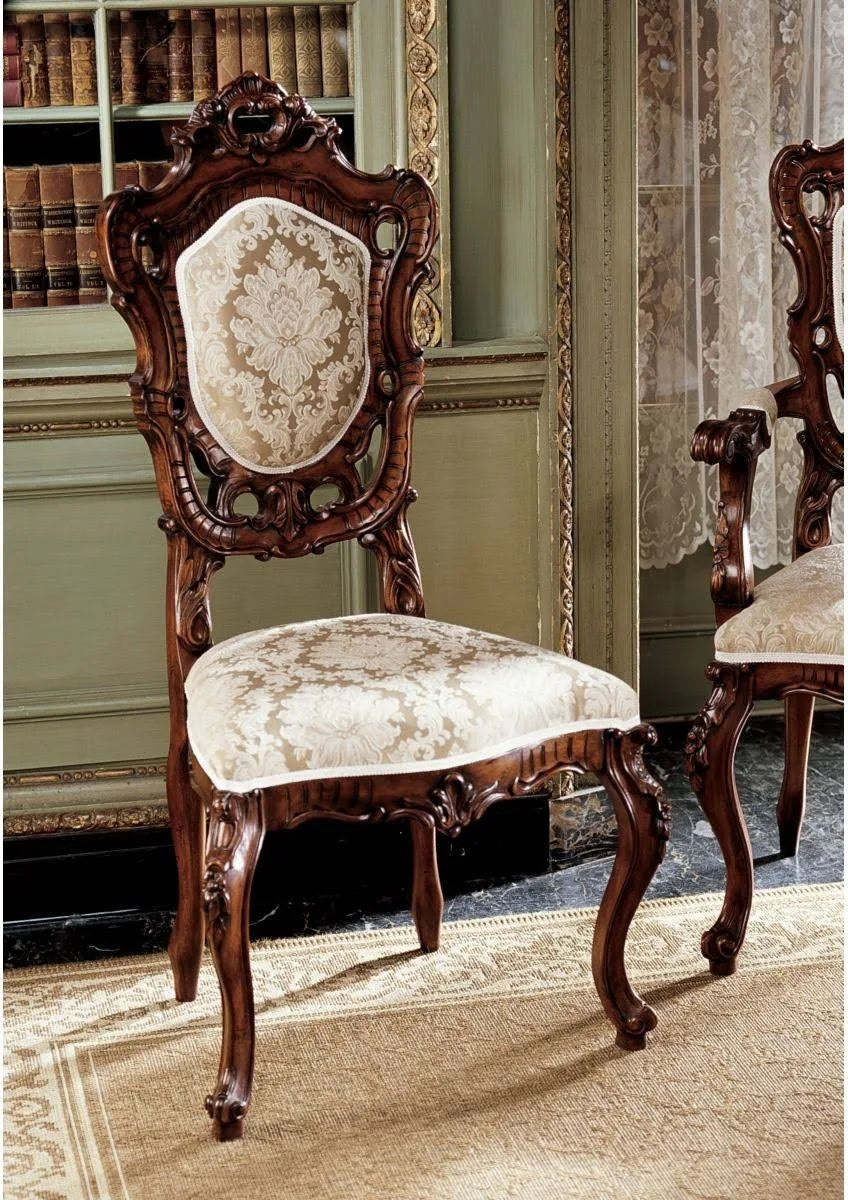 Design Toscano Toulon French Rococo Side Chair DJZ0_V6IYJ32