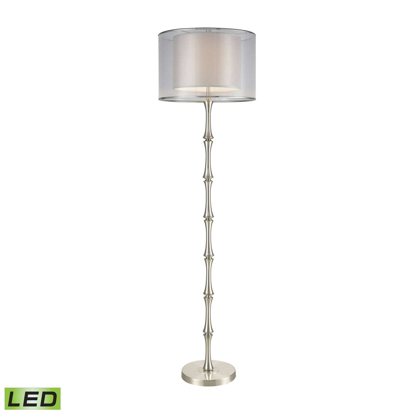 Dimond Lighting D3214 Palais Princier Satin Nickel Floor Lamp EJJ9_W0RPW43