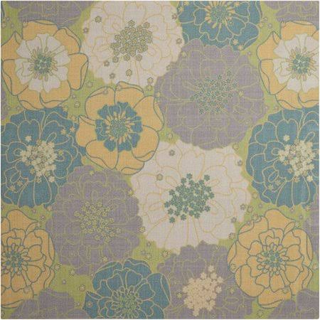 Charlton Home Wright Teal Blue/Yellow Indoor/Outdoor Area Rug, Size: Square 6&6 inch x 6&6 inch ZTM3_W2KBZ90