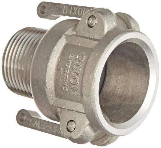 Dixon Cam Groove Type B Coupler x Male NPT - 316 Stainless Steel 4x22 XWD6_X1GTP15