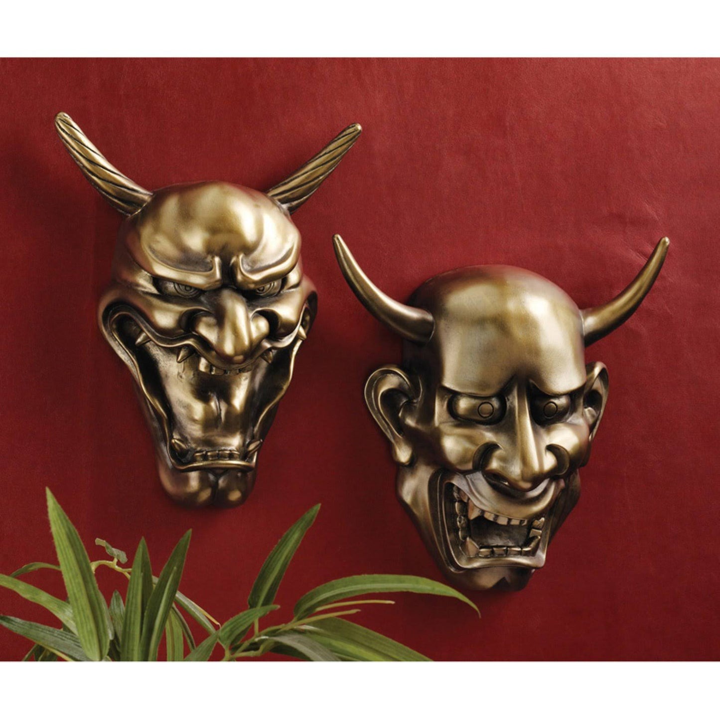 Design Toscano CL96298 Hannya Demon Mask Wall Sculptures RYX3_M4BUG87